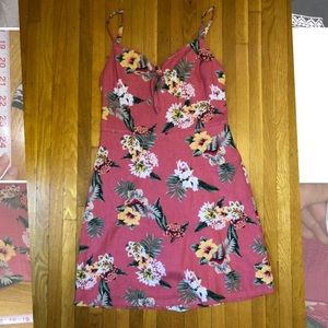 Hollister Floral tie dress